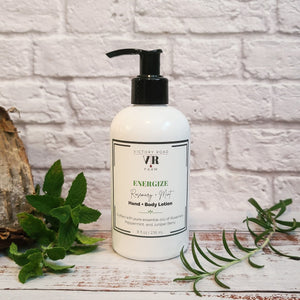 ENERGIZE Rosemary and Mint Hand + Body Lotion