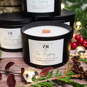Fir + Bayberry Soy Wax Candle