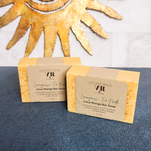 Load image into Gallery viewer, Lemongrass + Fir Needle Coco Mango Bar Soap
