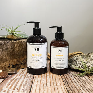 REFRESH Lemongrass and Sage Hand + Body Wash