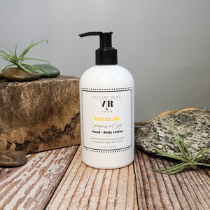 REFRESH Lemongrass and Sage Hand + Body Lotion