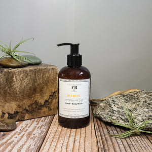 REFRESH Lemongrass and Sage Hand + Body Wash