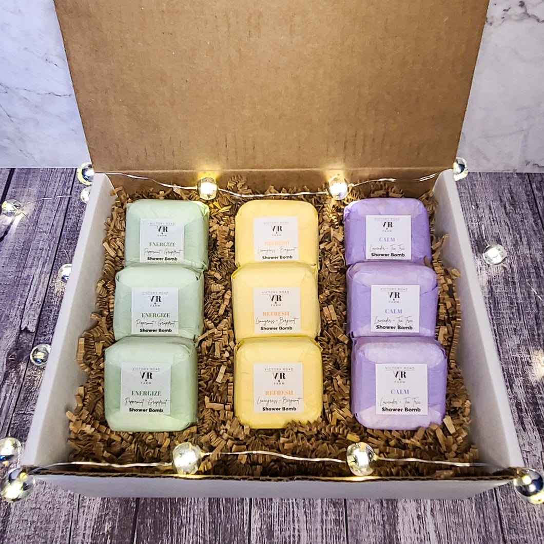 CALM, ENERGIZE and REFRESH Shower Bomb Gift Set