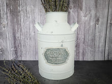 Load image into Gallery viewer, Rustic Farmhouse Old Town Market Milk Can

