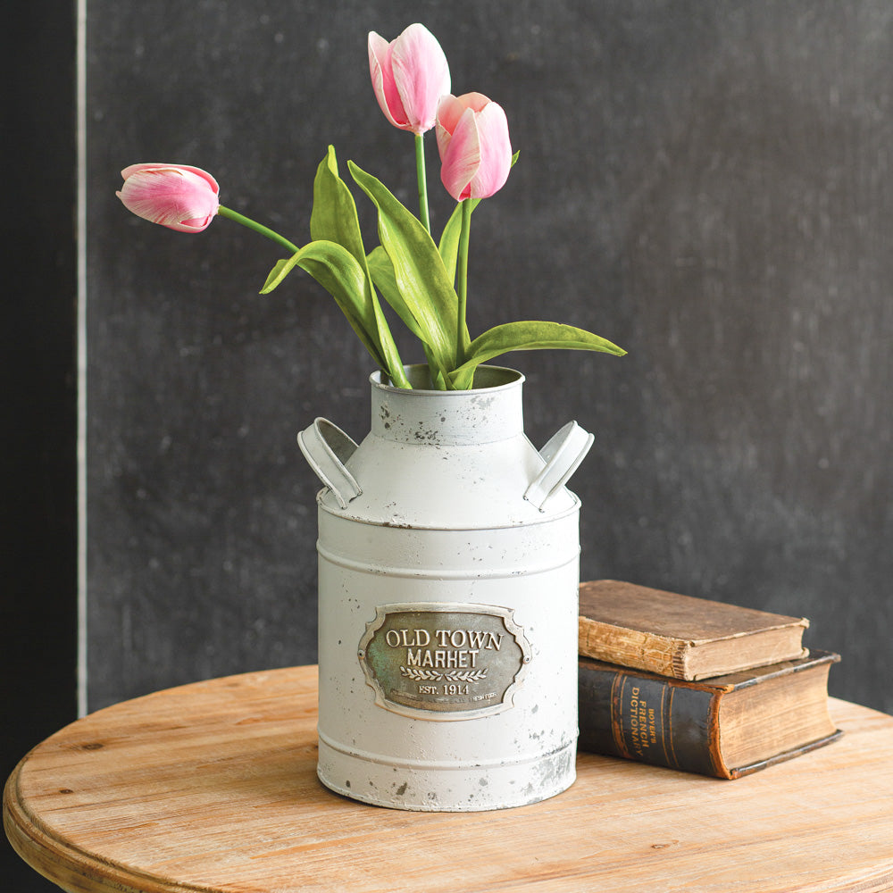 Rustic Farmhouse Old Town Market Milk Can